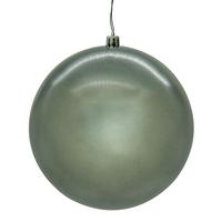 Vickerman 10" Pewter Pearl Ball Ornament