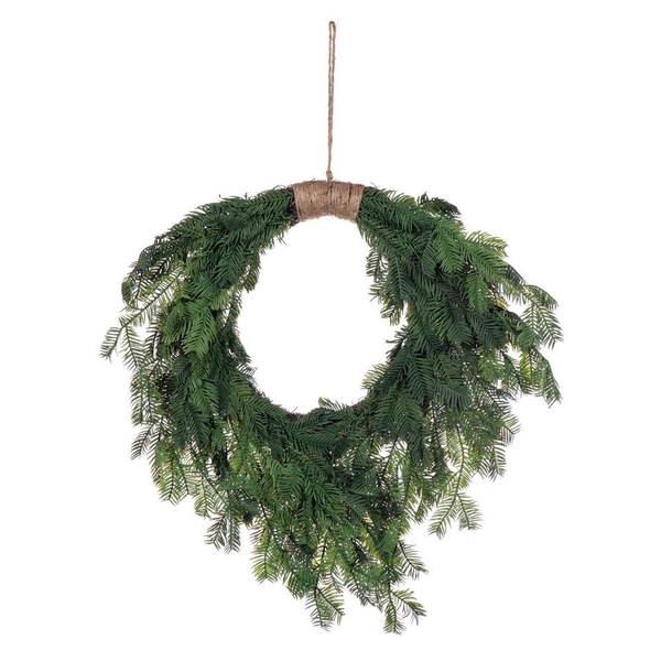 28" Artificial Green Douglas Fir Wreath