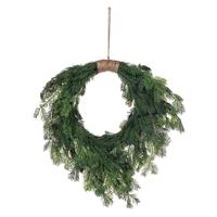 Vickerman 28" Artificial Green Douglas Fir Wreath