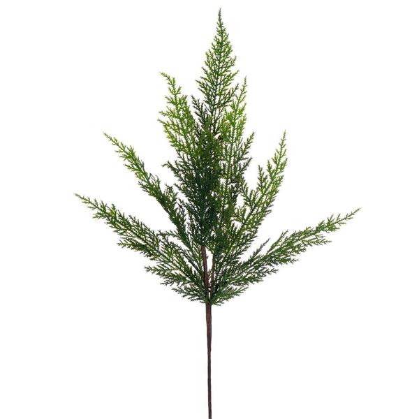 24" Artificial Green Juniper Cypress Spray (3 pack)