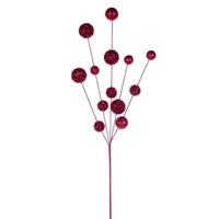 Vickerman 28" Red Glitter Ball Spray (2 Pack)