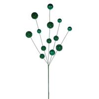 Vickerman 28" Green Glitter Ball Spray (2 Pack)