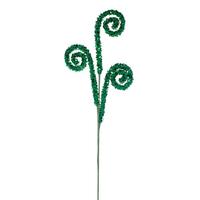Vickerman 29" Green Sequin Swirl Spray (3 Pack)