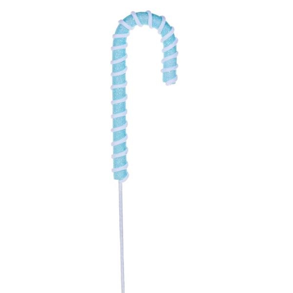 23.5" Baby Blue Candy Cane Stem (3 Pack)