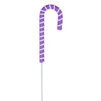 Vickerman 23.5" Purple Candy Cane Stem (3 Pack)