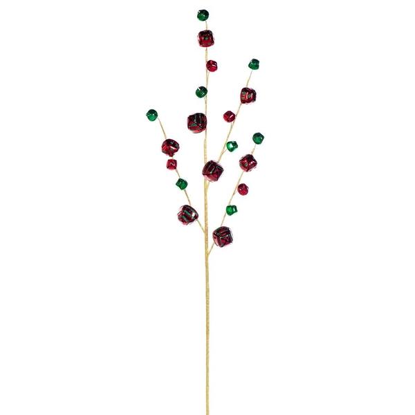 29.5" Red/Green Bell Spray (2 Pack)
