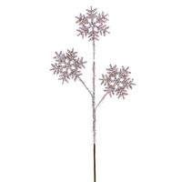 Vickerman 23" Champagne Sequin Snowflake Spray (2 Pack)