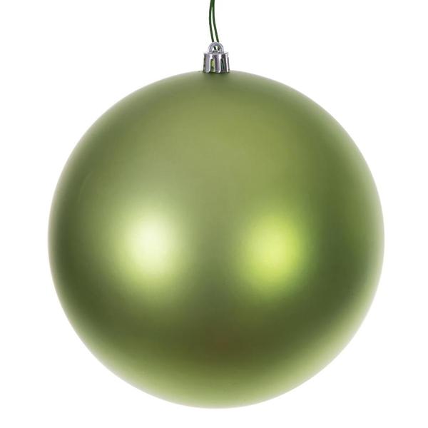 8" Celadon Matte Seamless UV Drilled Christmas Ornament