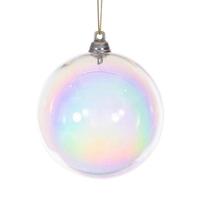 Vickerman 3" Champagne Iridescent Ball Ornament (6 Pack)
