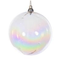 Vickerman 4" Champagne Iridescent Ball Ornament (4 pack)