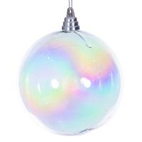 Vickerman 6" Baby Blue Iridescent Ball Ornament (2 Pack)
