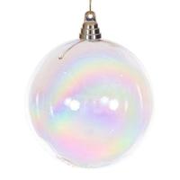 Vickerman 6" Champagne Iridescent Ball Ornament (2 Pack)