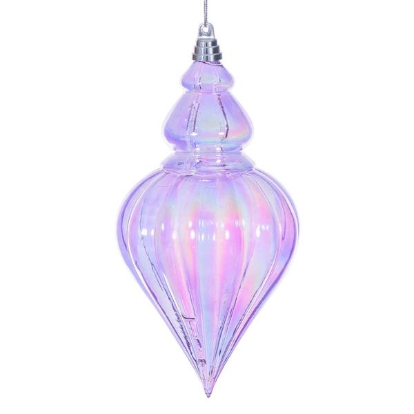 12" Lavender Iridescent Drop Ornament