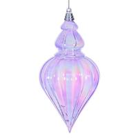 Vickerman 12" Lavender Iridescent Drop Ornament