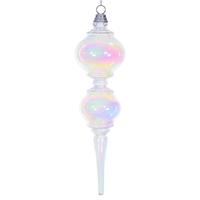 Vickerman 16.5" Clear Iridescent Finial 