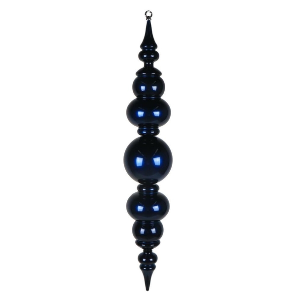 34" Blue Candy Finial Drop Ornament