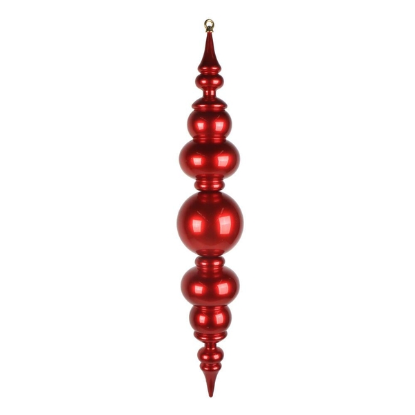 34" Red UV Candy Ball Finial Drop Ornament