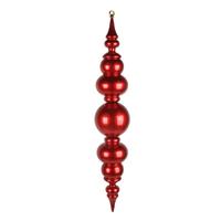 Vickerman 34" Red UV Candy Ball Finial Drop Ornament
