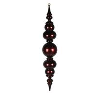 Vickerman 34" Burgundy UV Candy Ball Finial Drop Ornament