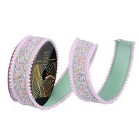 Vickerman 1.5" x 10yd Frosty Mint Dupion Backing Christmas Ribbon