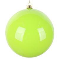 Vickerman 12" Lime Enamel High-Gloss Ball Ornament