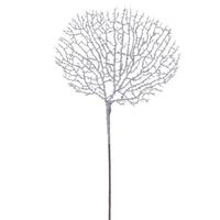 Vickerman 21" Silver Coral Glitter Spray (4 Pack)