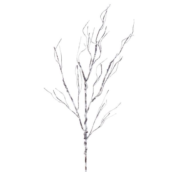 32" Artificial Brown Snowy Branch