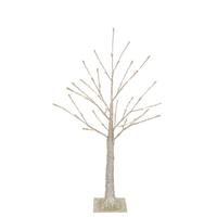 Vickerman 3' Champagne Icy 48 Light Outdoor LED Lighted Twig Tree
