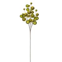 Vickerman 30" Lime Matte/Shiny Ball Ornament Spray