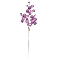 Vickerman 30" Pink Matte/Shiny Ball Ornament Spray