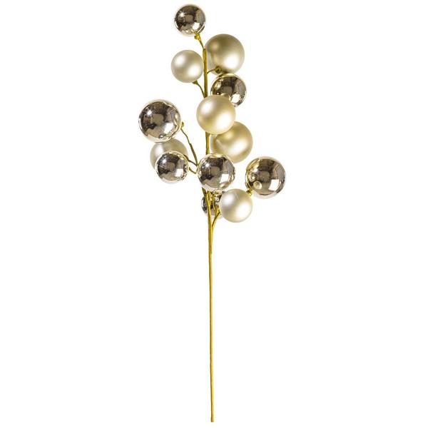 30" Oat Matte/Shiny Ball Ornament Spray