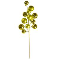 Vickerman 30" Lime Matte/Shiny Ball Ornament Spray