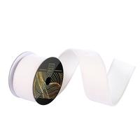 Vickerman 2.5" x 10yd Ivory Velvet Dupion Wired Ribbon