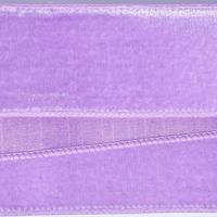 Vickerman 2.5" x 10yd Lavender Velvet Dupion Wired Ribbon