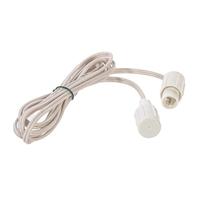 Vickerman 6' White Wire Coaxial Extension Cord (6 pack)