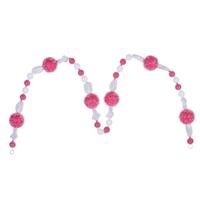 Vickerman 6' Red Icy Sugar Candy Gum Drop Ornament Garland