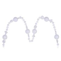 Vickerman 6' White Icy Sugar Candy Gum Drop Ornament Garland
