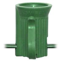 LiteSource 119' 100 Light Green Wire Empty C9 String with 12" Spacing