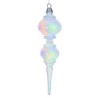 Vickerman 16.5" Baby Blue Iridescent Finial 
