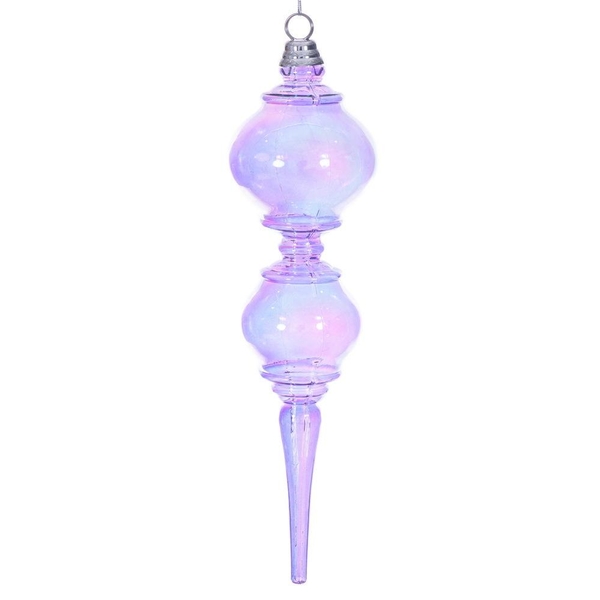 16.5" Lavender Iridescent Finial 