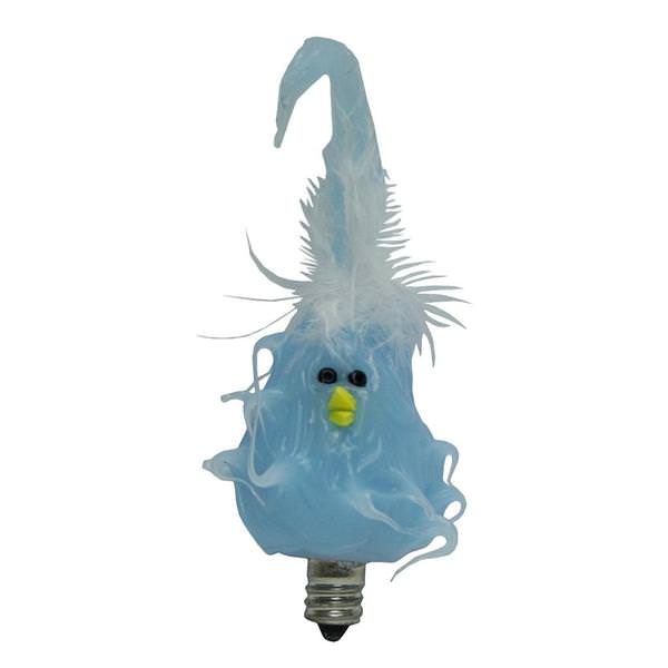 "Bluebird Furry Friend" Candelabra Screw Base