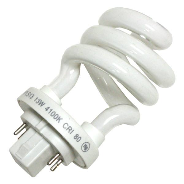 13 watt 120 volt 4-Pin Base 4100K Cool White CFL