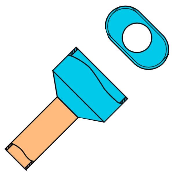 Electro-tin Plated 18 Gauge Wago Sleeve