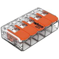 Wago 5-Conductor 10-20 AWG Splicing Connector (15 Pack)