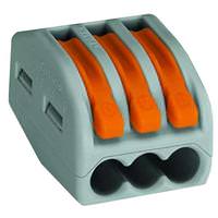 Wago 3-Conductor 12-28 AWG Splicing Connector