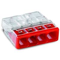 Wago 4-Conductor 16-20 AWG Junction Box Splicing Connector