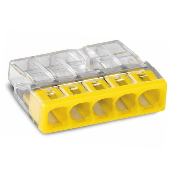 5-Conductor 16-20 AWG Junction Box Splicing Connector