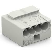 Wago 4-Conductor 22-18 AWG Junction Box Splicing Connector