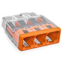 Wago 3-Conductor 12-20 AWG Junction Box Splicing Connector (100 Pack)