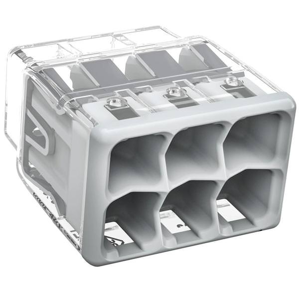 6-Conductor 12-20 AWG Junction Box Splicing Connector (50 Pack)
